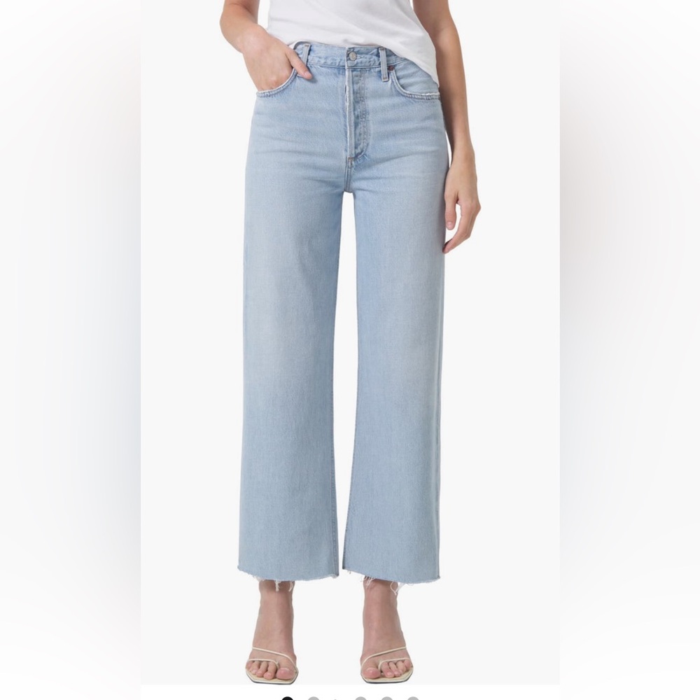 Agolde REN high rise wide leg crop